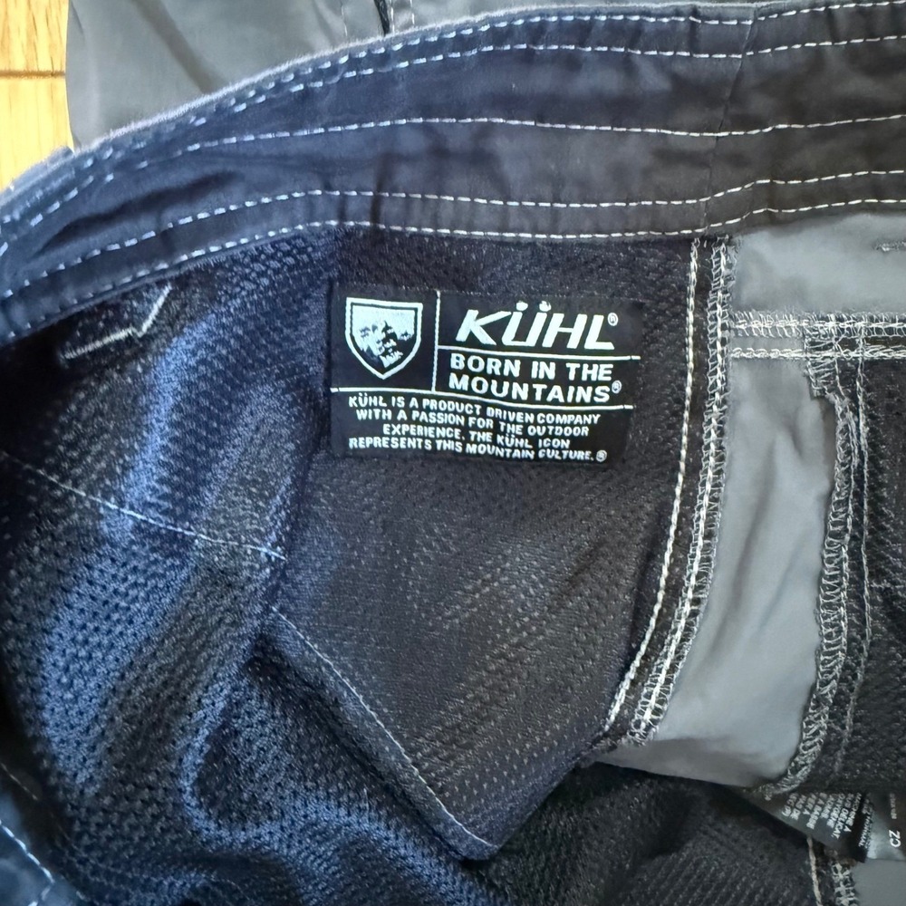 Kuhl Renegade Cargo Shorts Mens 32 dark gray Excellent Hiking Outdoor - Picture 6 of 9
